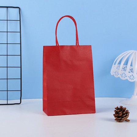 Festposer av papir Godteripose VINRØD