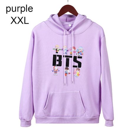 BTS Hoodies Fall Sweatshirts PURPURA