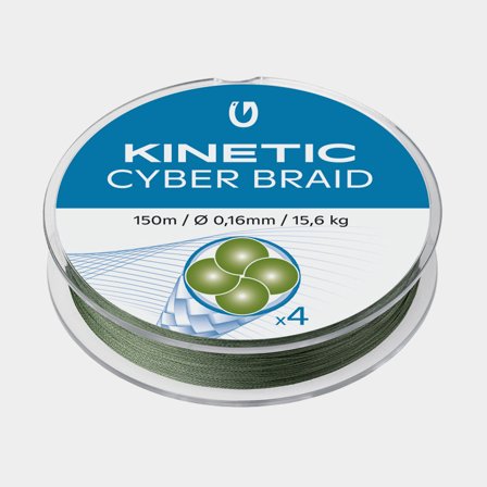 Kinetic Cyber Braid 4, 150m 0,14mm/14,8kg