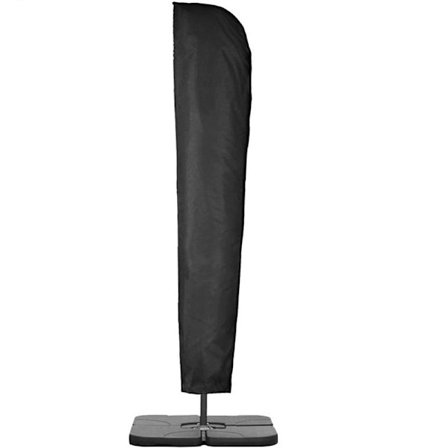 300 cm parasoll, parasollskydd, polyester, svart