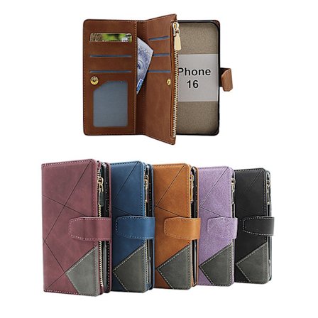 XL iPhone 16 Lyx Plånboksfodral