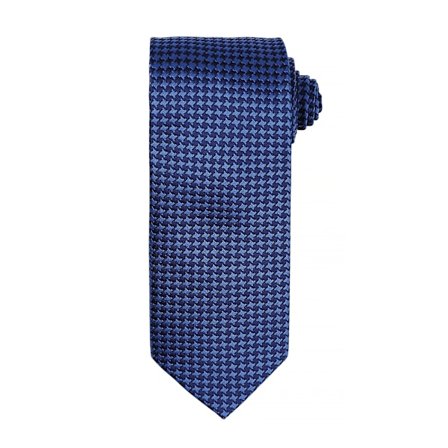 Premier Mens Puppy Tooth Formal Work Tie One Size Royal