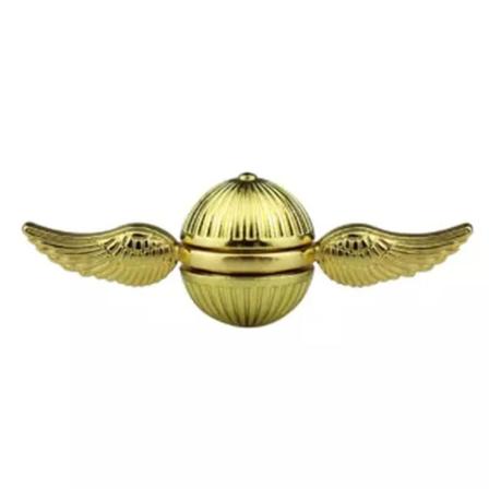 Metallkula Fidget Spinner Sensorisk Nyhet Hand Finger Spinning Toy Stress Ångest Relief Xmas Mini Present[HK] Golden