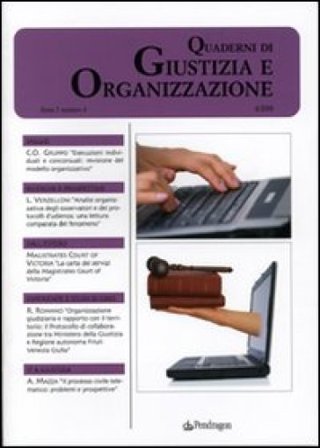 Quaderni di giustizia e organizzazione (2008). Vol. 4 NA