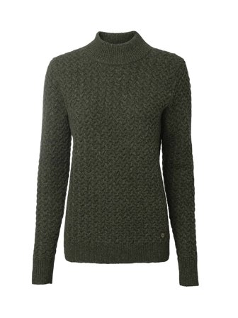 Minley Mockneck Wool Pullover Damen