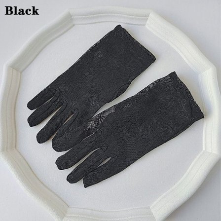 Solskyddshandskar Korta handskar SVART