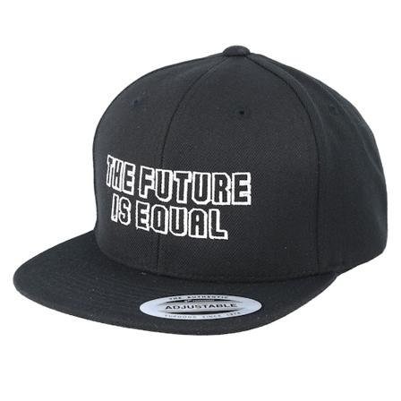 Kiddo Cap - Musta snapback Lippis - Kids The Future Is Equal Black Snapback @ Hatstore