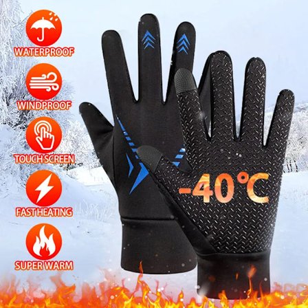 Winter Gloves for Men Women Warm Tactical Gloves Touchscreen Waterproof Hiking Skiing Fishing Cycling Snowboard Non-slip Gloves