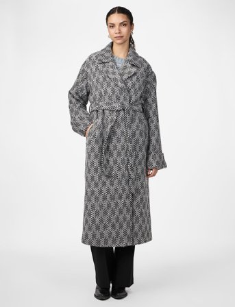 YAS Yasdura Ls Long Coat - Black - XS