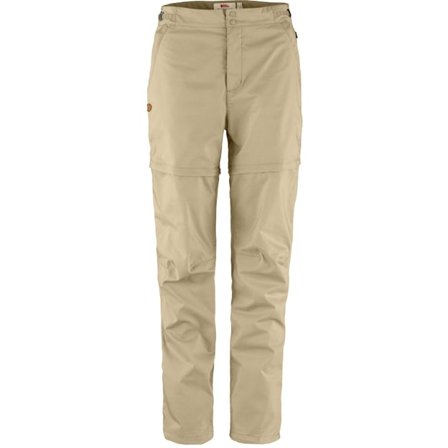 Fjällräven Dam's Abisko Hike Zip-off Trs in Fossil | Size: 40/Regular, G-1000/Polyester