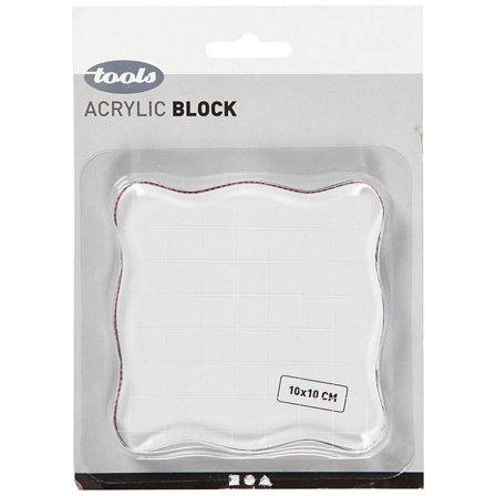 Creativ Company Akrylblok 10 x 10 cm