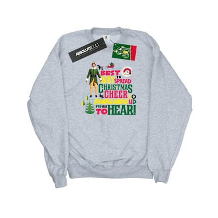 Elf Herr Julglädje Sweatshirt M Sports Grey