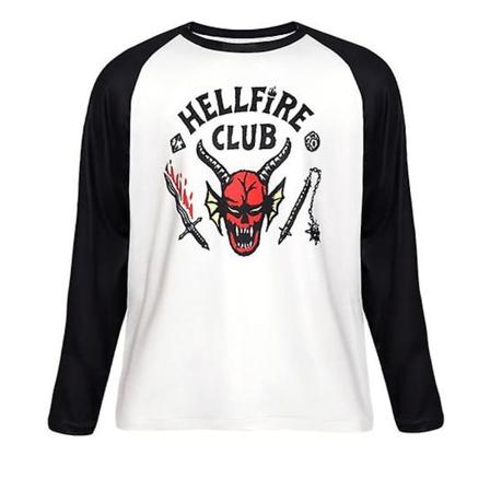 Aikuiset Lapset Stranger Things -kausi 4 Hellfire Club T-paita Topit -asu Long Sleeves Kids 150
