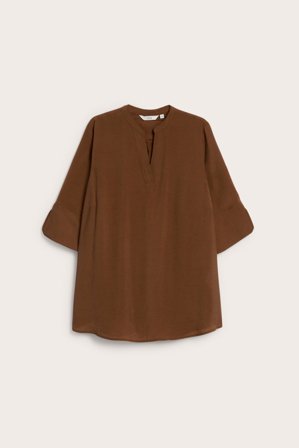 Kappahl | V-ringad blus | Brun