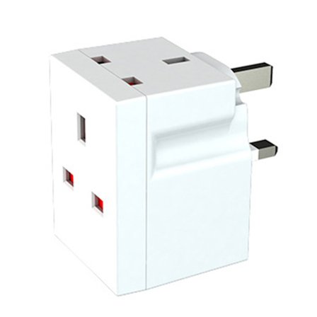 3-tie Triple Plug Adapter Multi Plugs Jatkopistorasiat Sovitin UK 3 Pin Socket Extensions 250V 13 A Power Extender