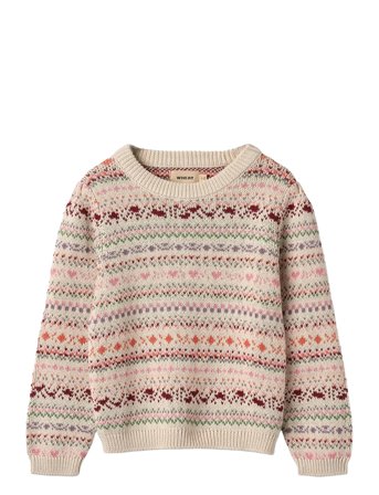 Wheat | Jacquard Pullover Olga | 140