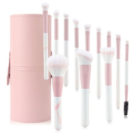 TECHNIQUE PRO BLOOMING MAKEUP BRUSHES - 12 SMINKEBØRSTER MED ETUI