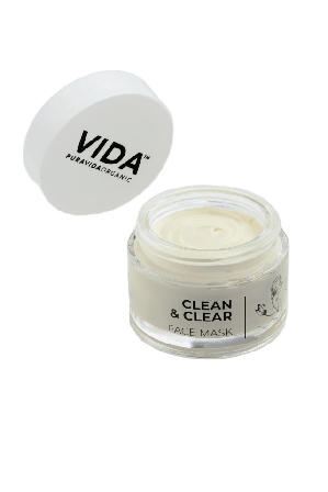 Pura Vida CBD Clean & Clear Face Mask Ansiktsmask peeling Unisex 50 ml