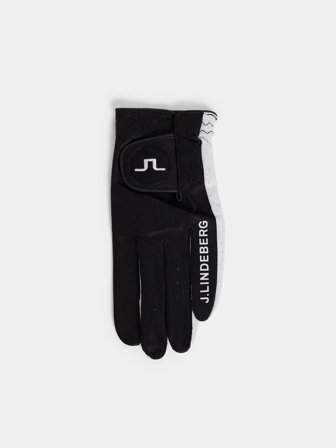 J.Lindeberg - Golf - Ron Leather Golf Glove A - Black - Mann - M-L