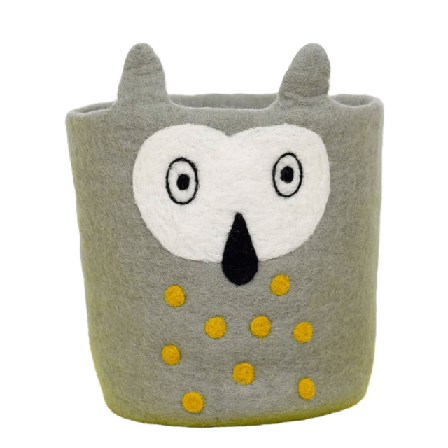A World of Craft OWL Förvaring Grå H:23 Ø 20 cm