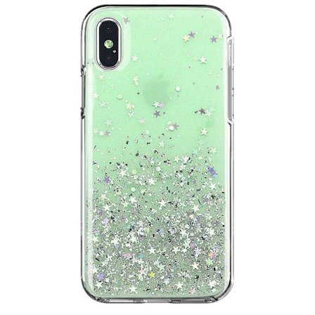 Wozinsky Star Glitter iPhone 12 Pro Max Kuori Vihreä