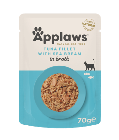 Applaws - Tunfisk & Seabream 70 g x 12 - Katt - Kattefôr & kattemat - Våtfôr og våtmat - ZOO.no