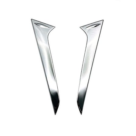 Bilsidensspoiler i kromsølv til bagruden, Canards Splitter til Perodua Ativa 2021+, Vindue Trim