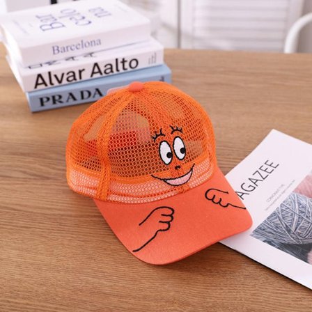 Barn Mesh Baseball Cap Barn Hattar ORANGE orange