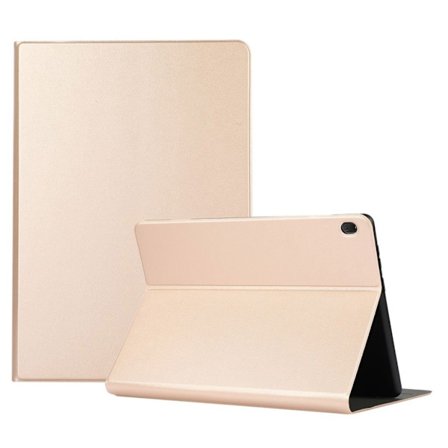Lenovo Tab M10 enkelt läderfodral - Guld