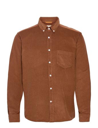 Field L/S Shirt Brown Far Afield
