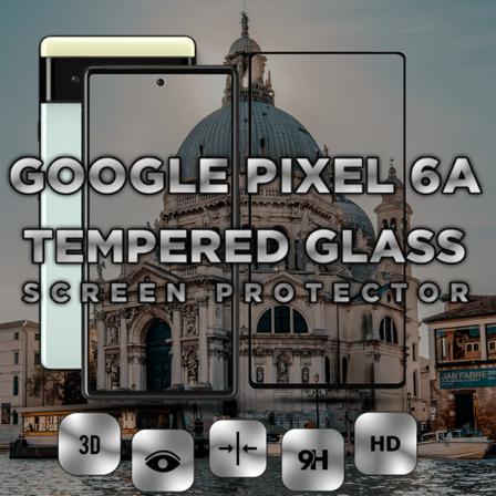 Google Pixel 6a - Härdat Glas 9h - Super Kvalitet 3d Skärmskydd