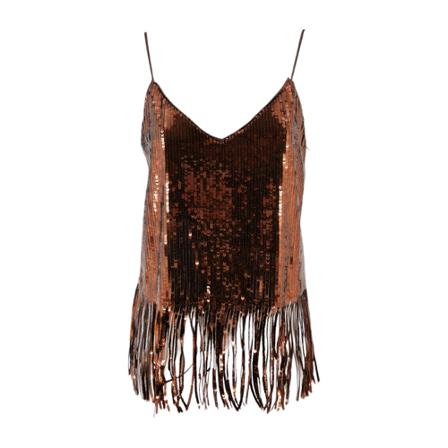 Twinset Sleeveless Tops Brun, Dame