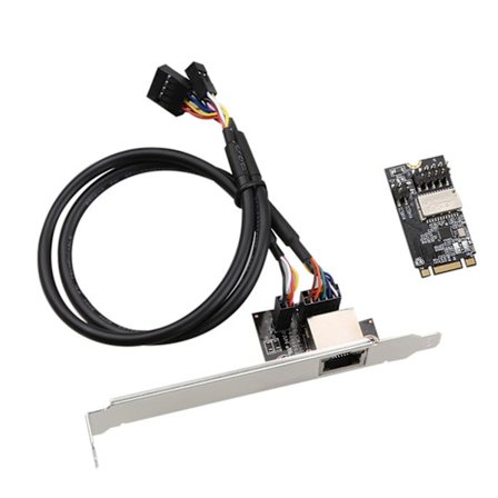 Nyhet för M.2 B-Key M-key till RJ45 Ethernet 1000Mbps Adapter / MINI PCIE Gigabit Nätverksadapterkort med RTL8111H Chip