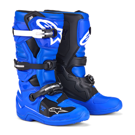 Alpinestars Tech 7S Youth MX Boots Blue/Black/White 40.5