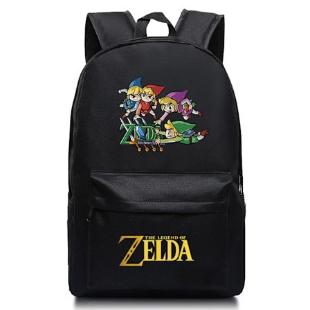 Zelda Legend Ryggsäck Ryggsäck Svart F1