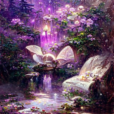 30x40cm 5D DIY Diamantmaleri Fullt, Maison de Rêve#V, DIY Diamant