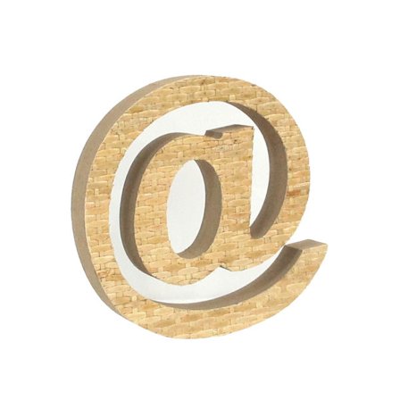 Rottinki MDF-koriste-elementti, 15x3x16 cm