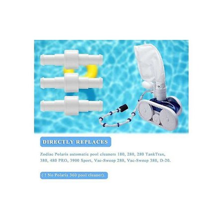 3 st pool slangsvängar kompatibla med Polaris 280/180/380/480/3900 A poolrobotar