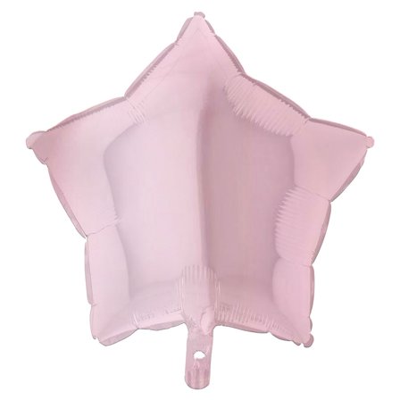 Folieballon Stjerne Pastel Pink