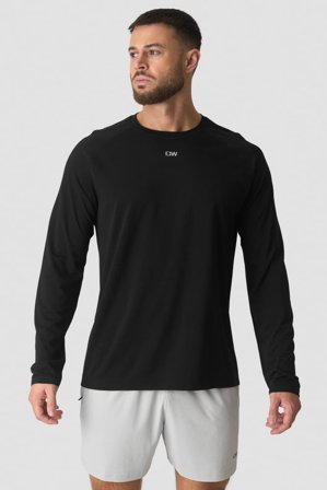 ICANIWILL - Stride Long Sleeve Black - sportkleding van ICIW