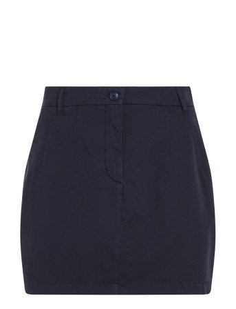 Cotton Gmd Chino Skirt Navy Tommy Hilfiger