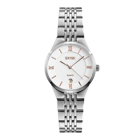 Skmei 9139 Vattentät Watch För Kvinnor Platinum Pin