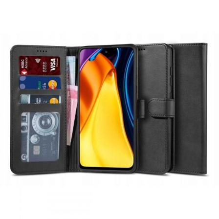 Xiaomi Poco M3 Lommebokveske PU-lær 4-FACK Evry Black