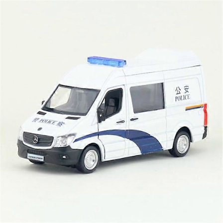 1:36 Sprinter MPV Legertruck Bilmodell Støpt Metall Tippebuss Kommersiell Bil Kjøretøy Modell Simulering Samling Leketøy Gave til Barn