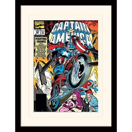 Marvel Comics Fighting Chance Captain America Print 40cm x 30cm