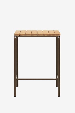 Kave Home - Barbord Salguer, 70 x 70 cm - Brun - Barbord - Fra Homeroom