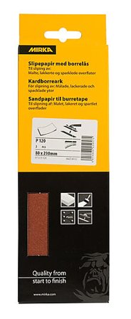 JORDAN SLIPEPAPIR P120 M/BORRELÅS