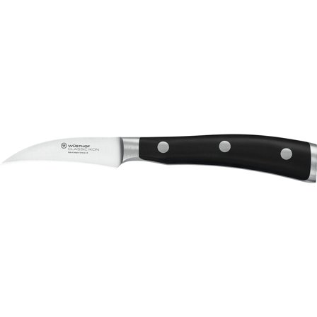 Wüsthof Classic Ikon Skrellekniv Svart 7 cm