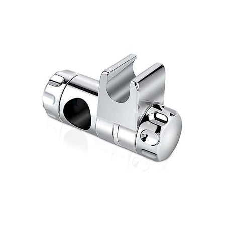 Hånddusjbrakett, veggmontert dusjstang justerbar dusjstang dusjbrakett hakk i ABS-plast med kromfinish, 18-25 mm