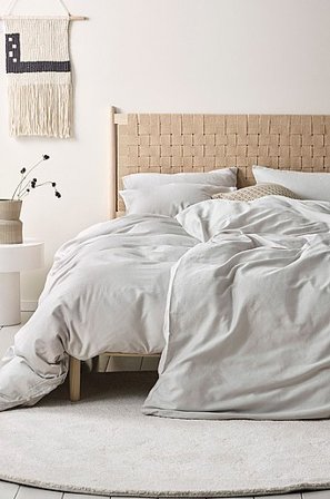 Jotex - Dekbedovertrek Van Satijn Lichtgrijs Lichtgrijs - NEZZIE - Koop Dekbedovertrek bij Jotex